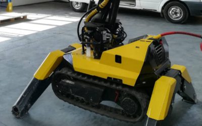 Projekt napędu robota wyburzeniowego