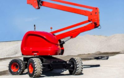 Prototyp samobieżnego podestu teleskopowego