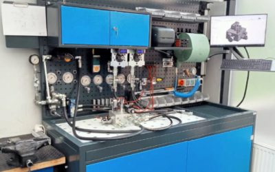 Stanowisko testowe hydraulicznych bloków zaworowych